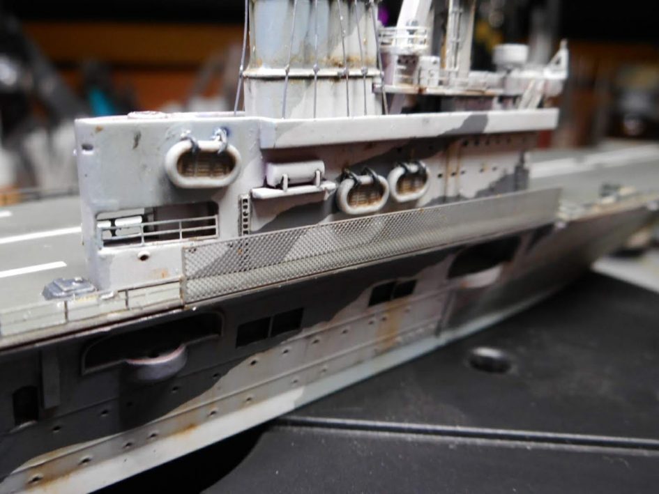 英国空母ハーミーズ 1/700 (アオシマ)の製作 その5 (艦橋周りの製作とエッチング) – Scale Models